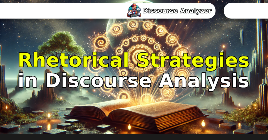 Rhetorical Strategies in Discourse Analysis