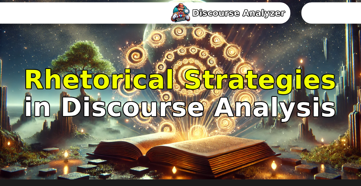 Rhetorical Strategies in Discourse Analysis