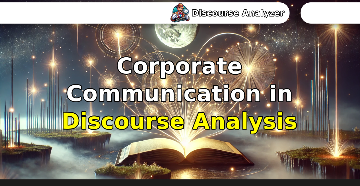 Corporate Communication in Discourse Analysis