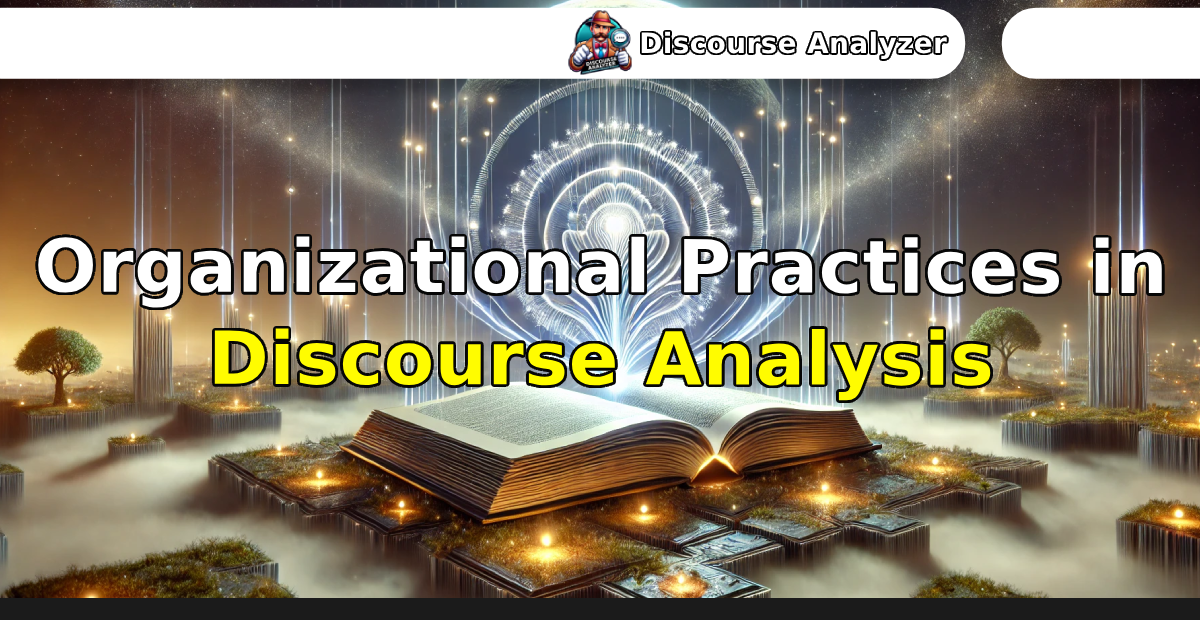 Organizational Practices in Discourse Analysis