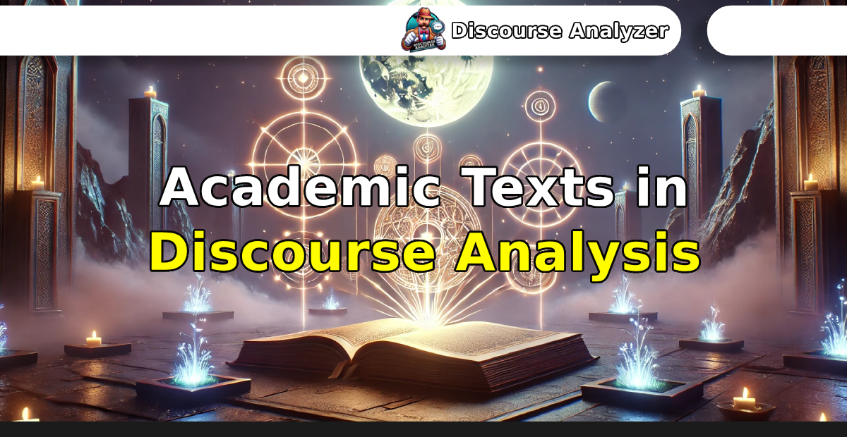 Academic Texts in Discourse Analysis