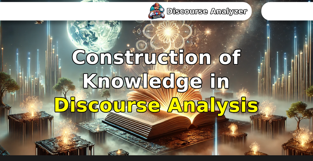 Construction of Knowledge in Discourse Analysis