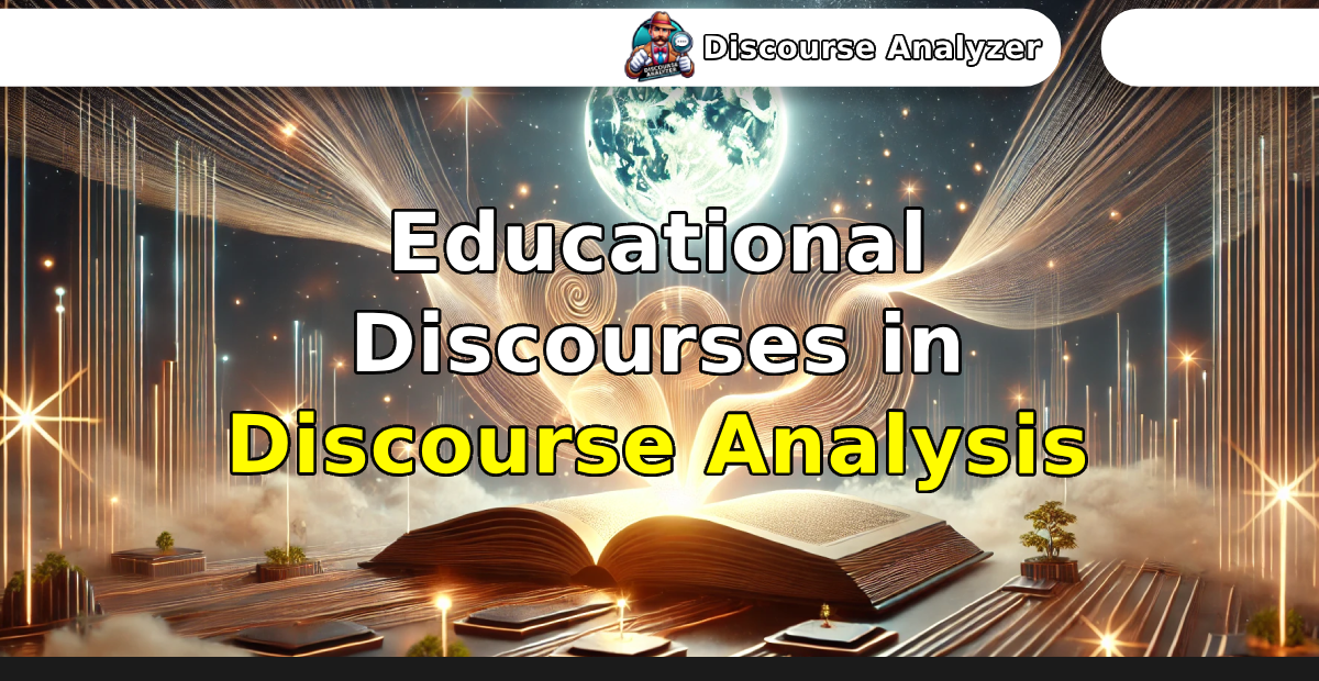 Educational Discourses in Discourse Analysis