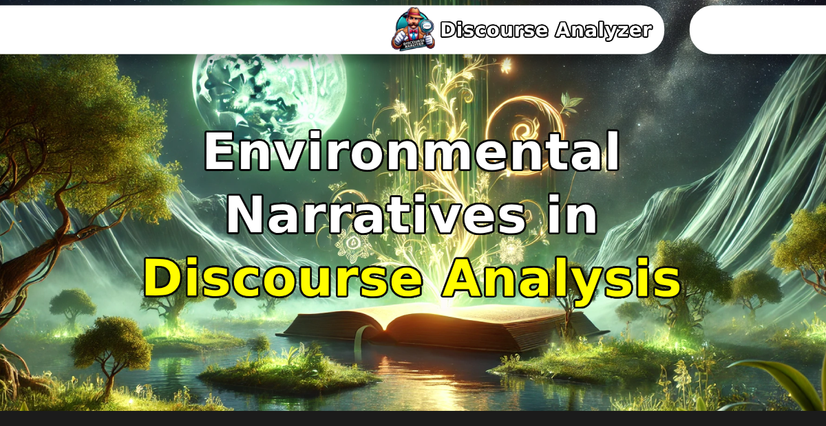 Environmental Narratives in Discourse Analysis