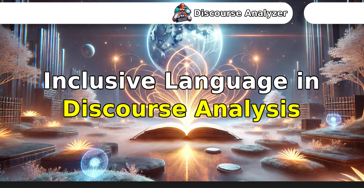 Inclusive Language in Discourse Analysis