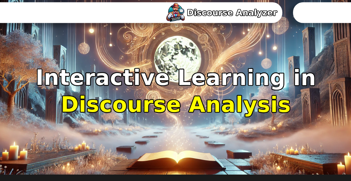 Interactive Learning in Discourse Analysis