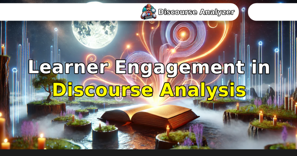 Learner Engagement in Discourse Analysis - Discourse Analyzer