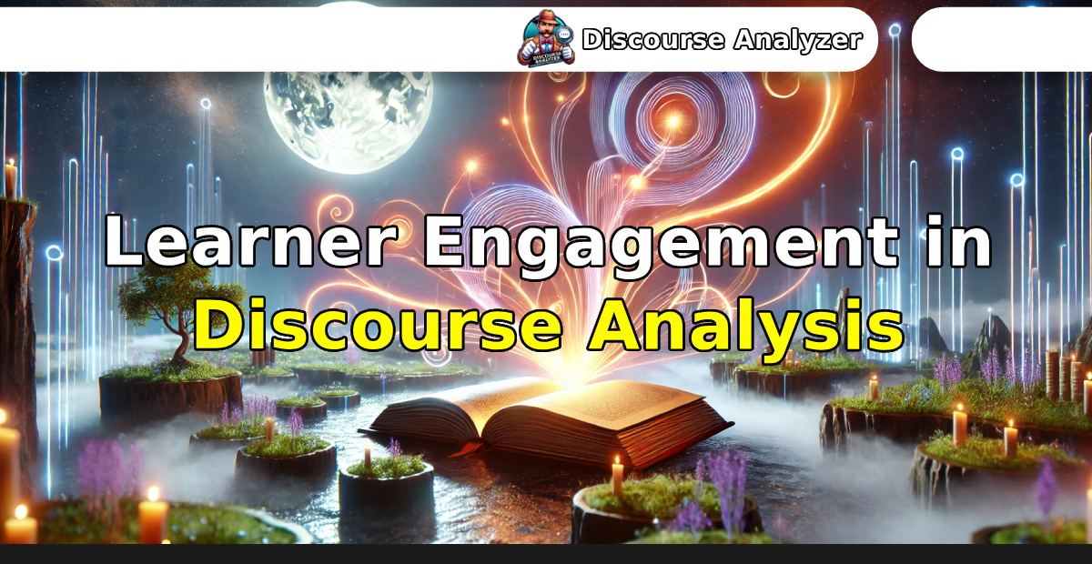 Learner Engagement in Discourse Analysis - Discourse Analyzer