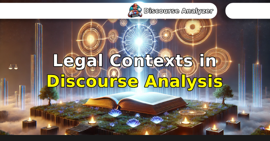Legal Contexts in Discourse Analysis