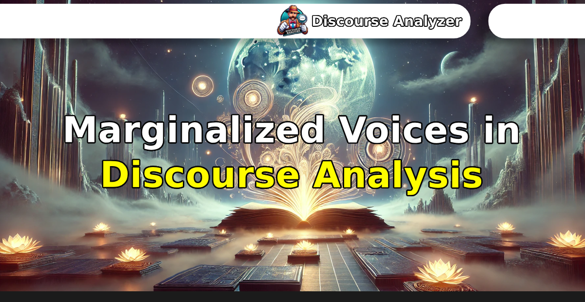 Marginalized Voices in Discourse Analysis