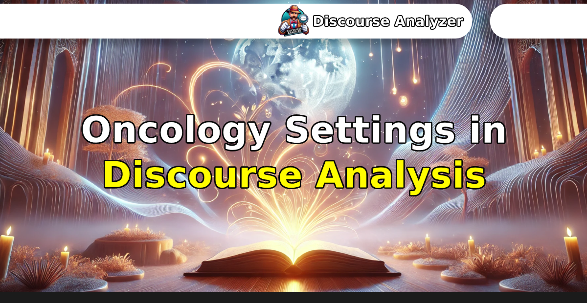 Oncology Settings in Discourse Analysis