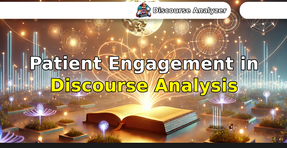 Patient Engagement in Discourse Analysis