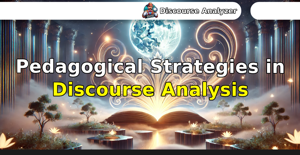 Pedagogical Strategies in Discourse Analysis