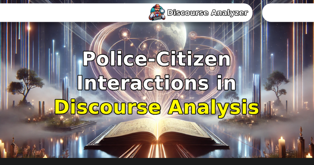 Police-Citizen Interactions in Discourse Analysis