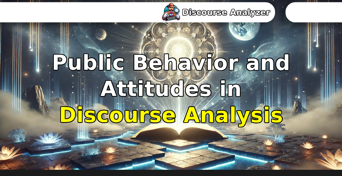 Public Behavior and Attitudes in Discourse Analysis