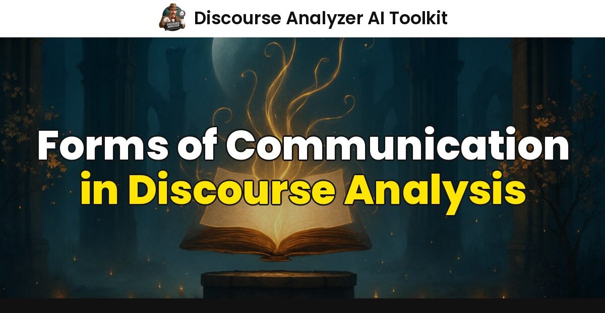 Communication Archives - Discourse Analyzer AI Toolkit