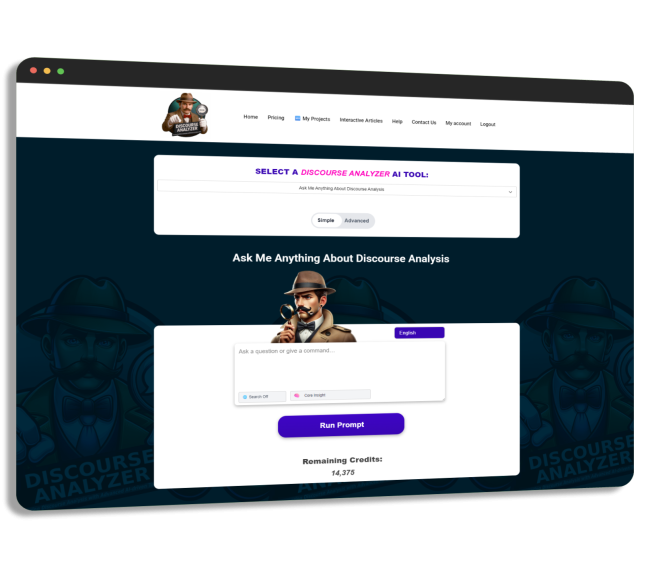 Discourse Analyzer AI Toolkit Simple